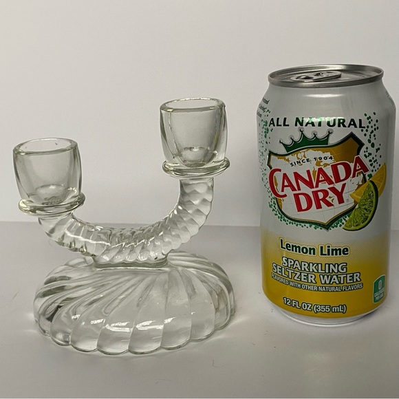 Imperial Glass Double Candle Holder Newbound 1930’s Vintage Collectible Clear - Picture 12 of 15